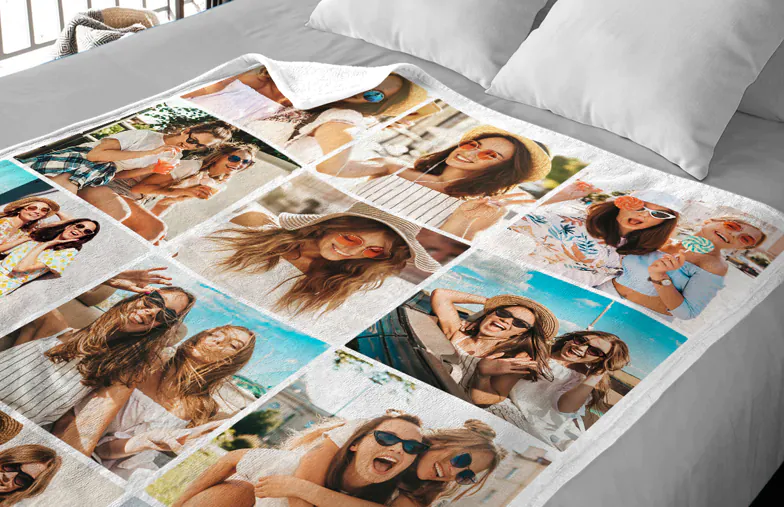 Winter Gift - Personalized Photo Blanket