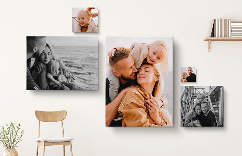 Two, Three, or Four Personalized 8 x 10 Custom Canvas Prints from  Printerpix (Up to 94% Off)