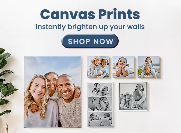 Two, Three, or Four Personalized 8 x 10 Custom Canvas Prints from  Printerpix (Up to 94% Off)