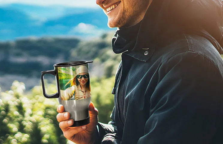 Personalized Travel Mugs with Picture - Custom Travel Mug with Photo, 14oz  Photo Travel Mug, Custom …See more Personalized Travel Mugs with Picture 